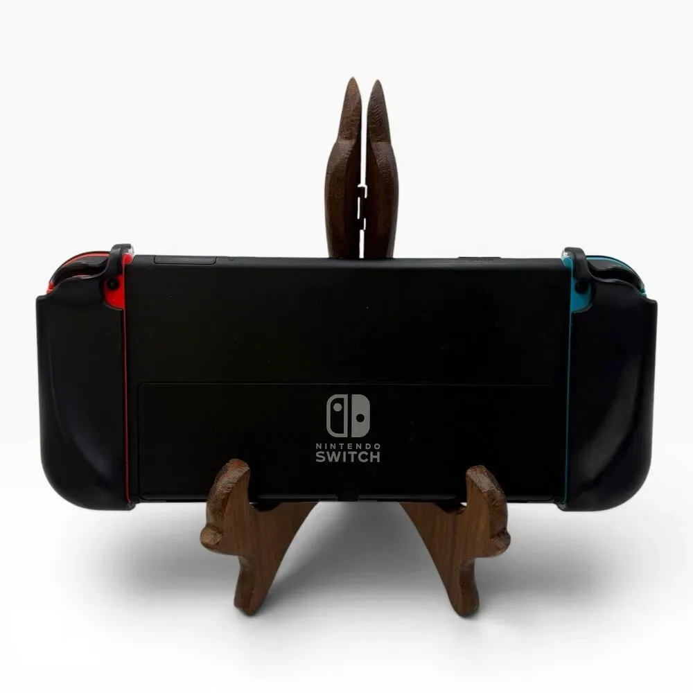 Nintendo - Switch OLED Handheld Console - 64GB Model:HEG-001 128GB Card, Charger
